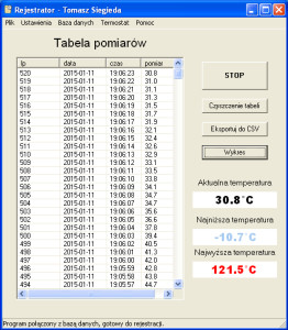 Główne okno programu